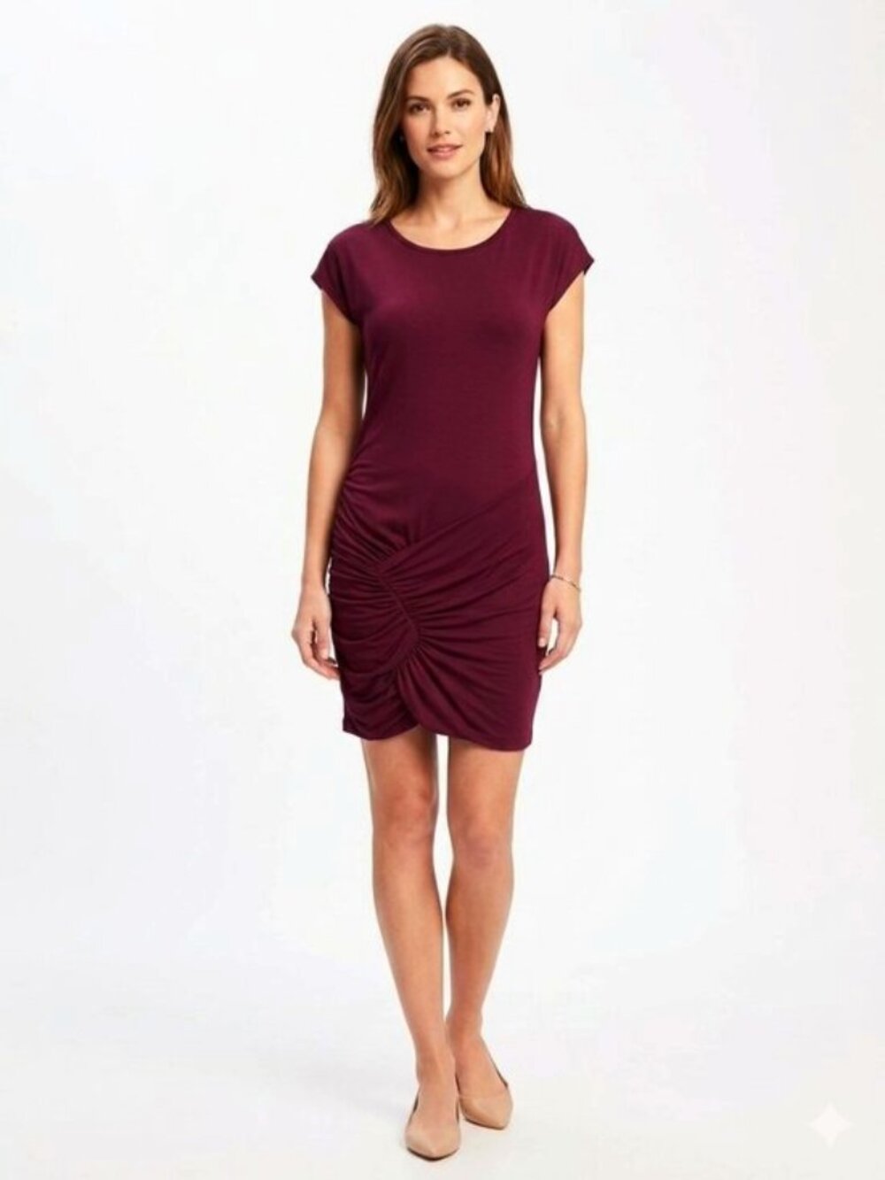 Jacob Cranberry Stretch Mini Dress NEW- Sz. Sm